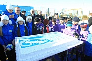 Газпром построил спортивную площадку в Целинском районе