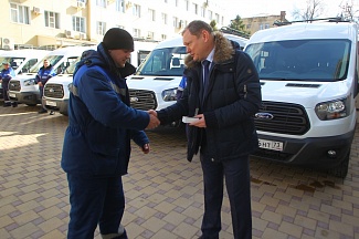 Автопарк «Газпром газораспределение Ростов-на-Дону» пополнился 12 единицами специализированного автотранспорта