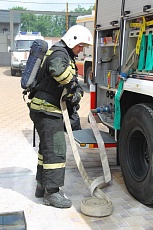 На территории офиса «Газпром газораспределение Ростов-на-Дону» прошли масштабные пожарно-тактические учения